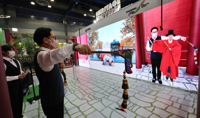 K-메타버스 엑스포 - LED월 설치물